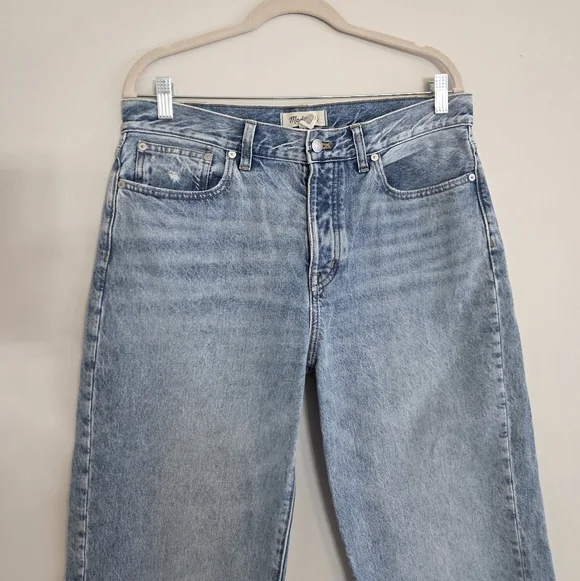 Madewell Low-Slung Straight Jeans olvera wash Rigid Size 29 - Picture 3 of 7